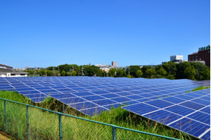 所有している土地に太陽光発電所を建設する